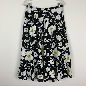 Chico’s A Line Midi Skirt Floral 1